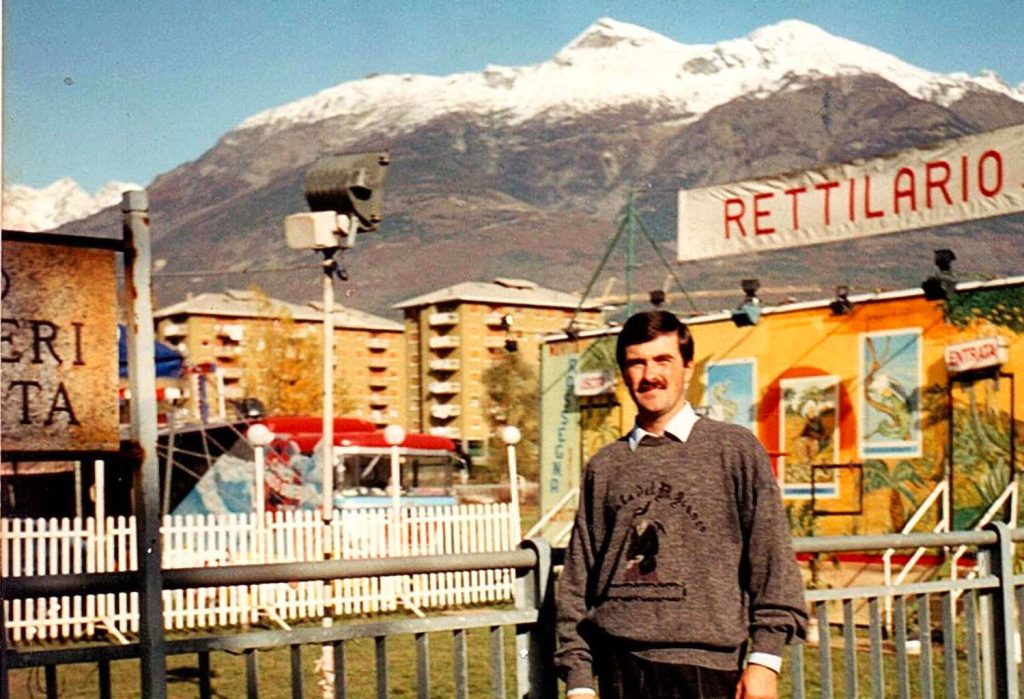 Arrivo del circo ad Aosta nel 1992, momento di passaggio nel percorso di ricostruirsi lontano da casa