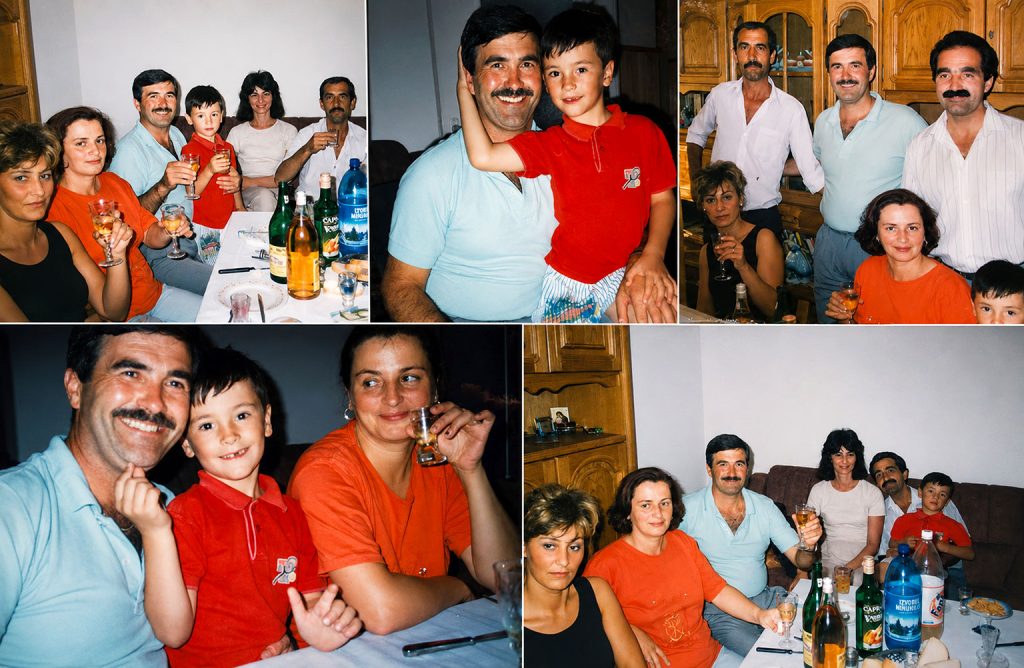 Ultimo incontro con i migliori amici e le loro famiglie prima di partire per ricostruire una vita in Italia.