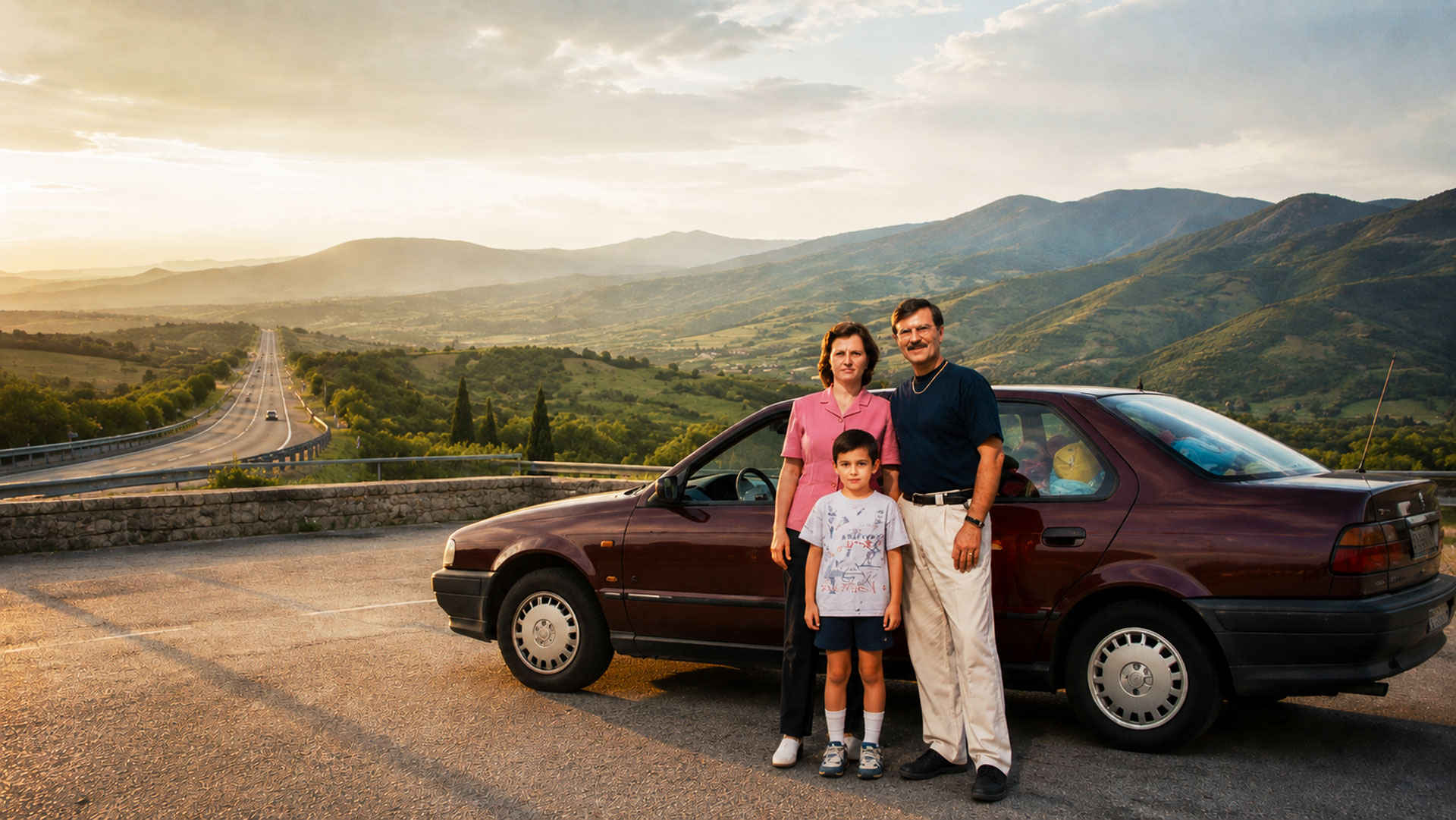 Vivere tra Italia e Romania: famiglia emigrata durante il viaggio estivo in auto verso la Romania