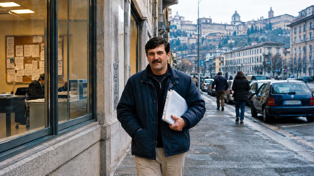 Vivere tra Italia e Romania: emigrato rumeno alla ricerca di lavoro nelle agenzie interinali di Bergamo
